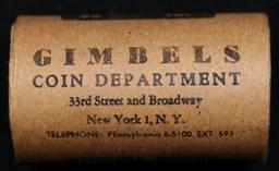 NN- Peace Silver Dollar GIMBLES Roll Unc C 20 Coin