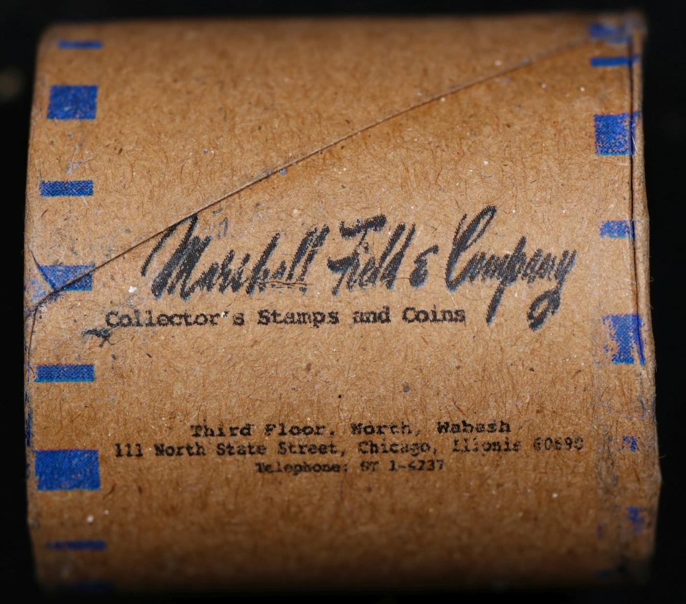 CIY- MARSHALL FIELDS 10 Coin UNC Peace $1 Roll Rare BLUE Lvl