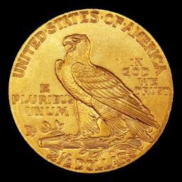 1911-p Gold Indian Quarter Eagle TOP POP! $2 1/2 ms66 USCG