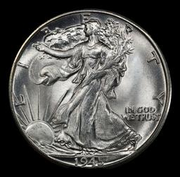 1945-d Walking Liberty Half Dollar TOP POP! 50c ms68 SEGS