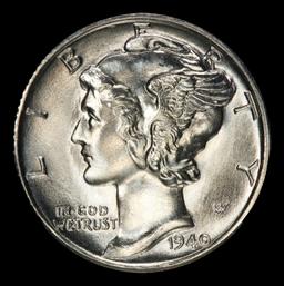 1940-s Mercury Dime Near Top Pop! 10c ms68 SEGS
