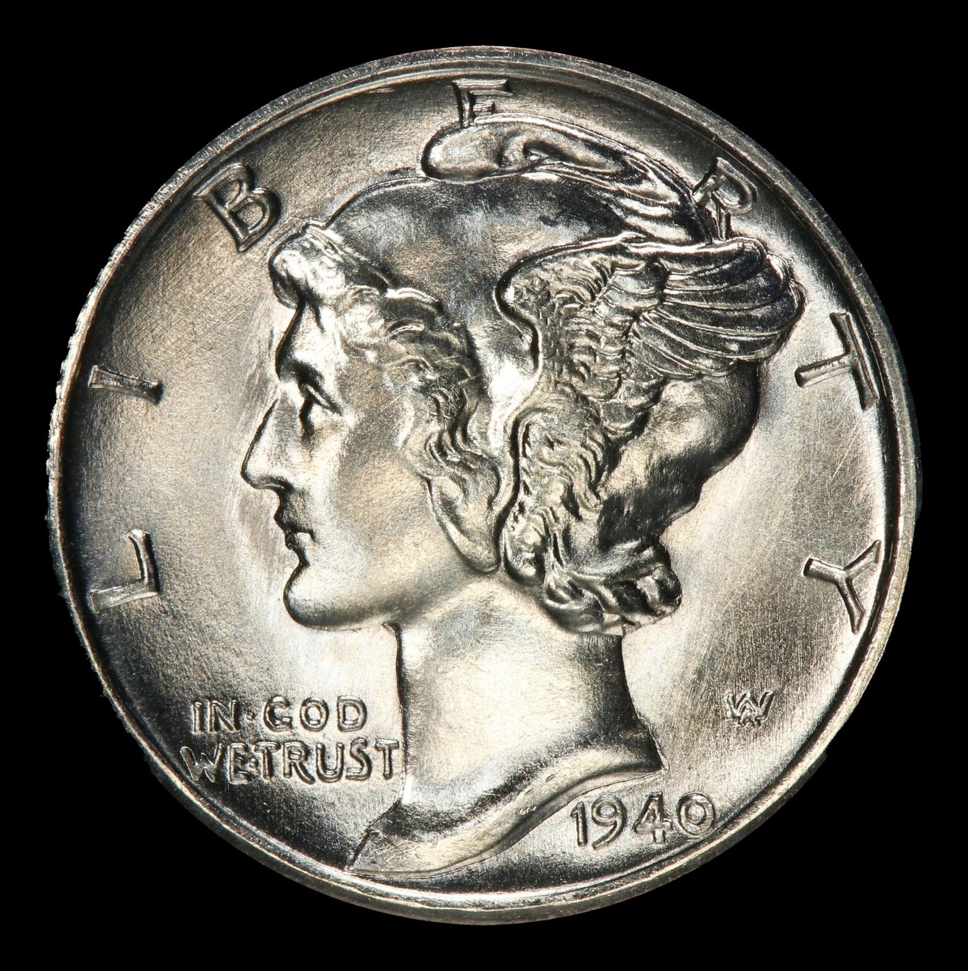 1940-s Mercury Dime Near Top Pop! 10c ms68 SEGS