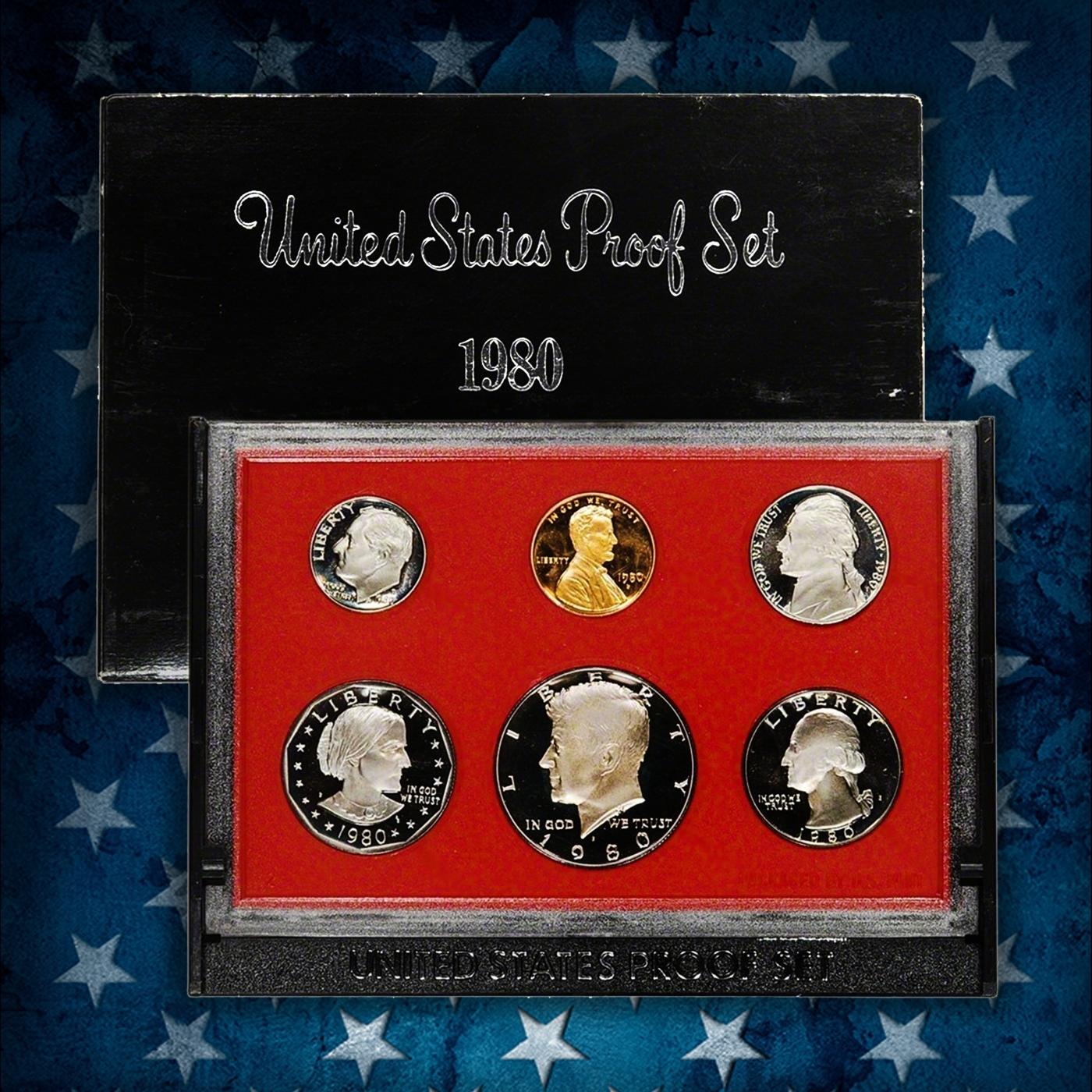 1980-1999 Proof Set Run 107 Coins 20 Complete Sets
