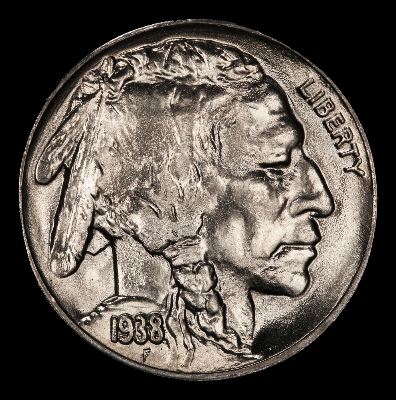 1938-d/d Buffalo Nickel Near Top Pop 5c ms67 SEGS