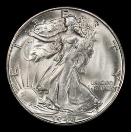 1940-s Walking Liberty Half Dollar Near Top Pop 50c ms67 SEGS