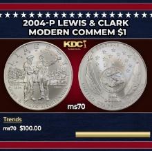 2004-P Lewis & Clark Modern Commem Dollar $1 ms70 SEGS