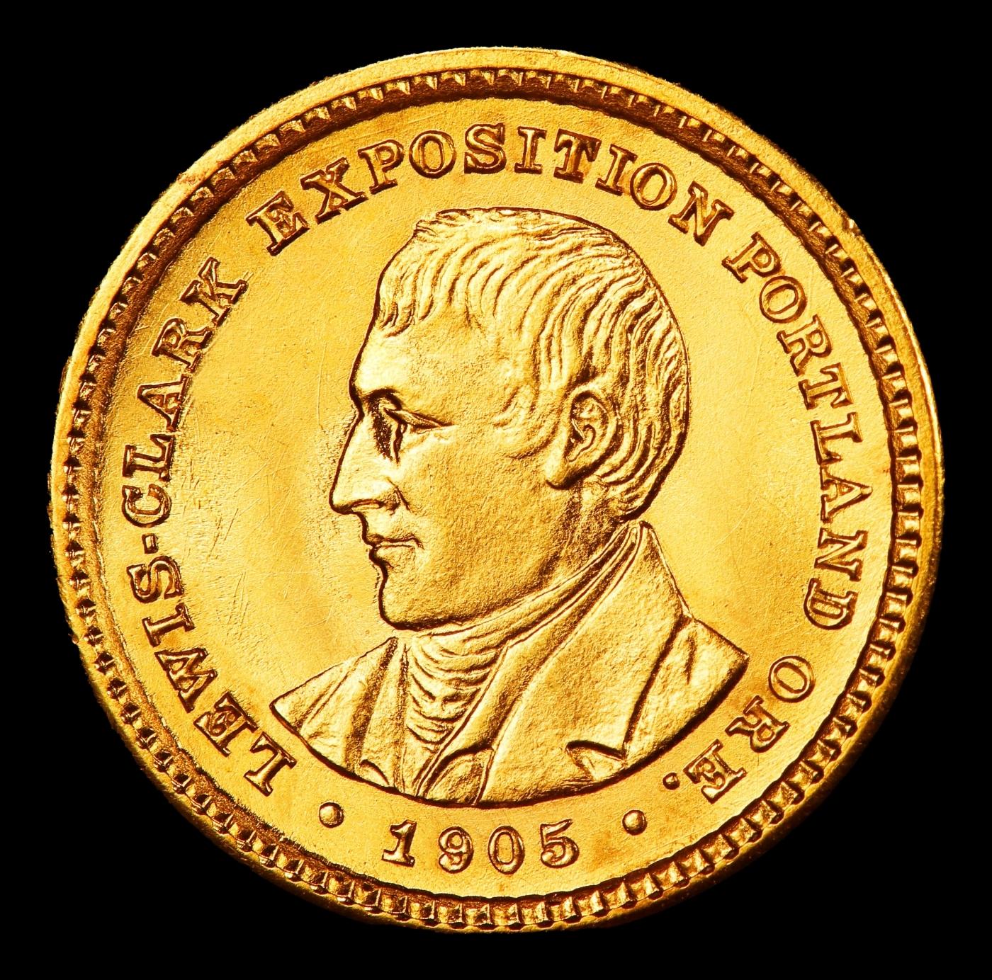 1905 Lewis & Clark Gold Commem Dollar 1 ms66 SEGS