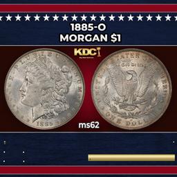 1885-o Morgan Dollar $1 Grades ms62