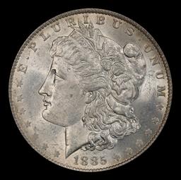 1885-o Morgan Dollar $1 Grades ms62