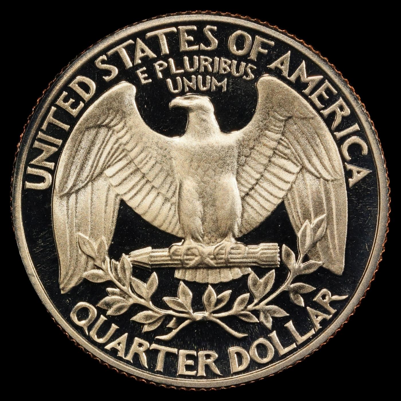 1980-s Proof Washington Quarter 25c pr70 dcam SEGS