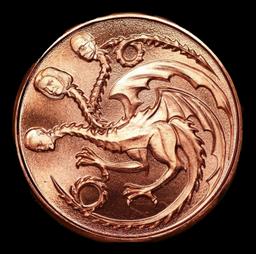 Unleash The Beast - 1oz .999 Fine Copper Round