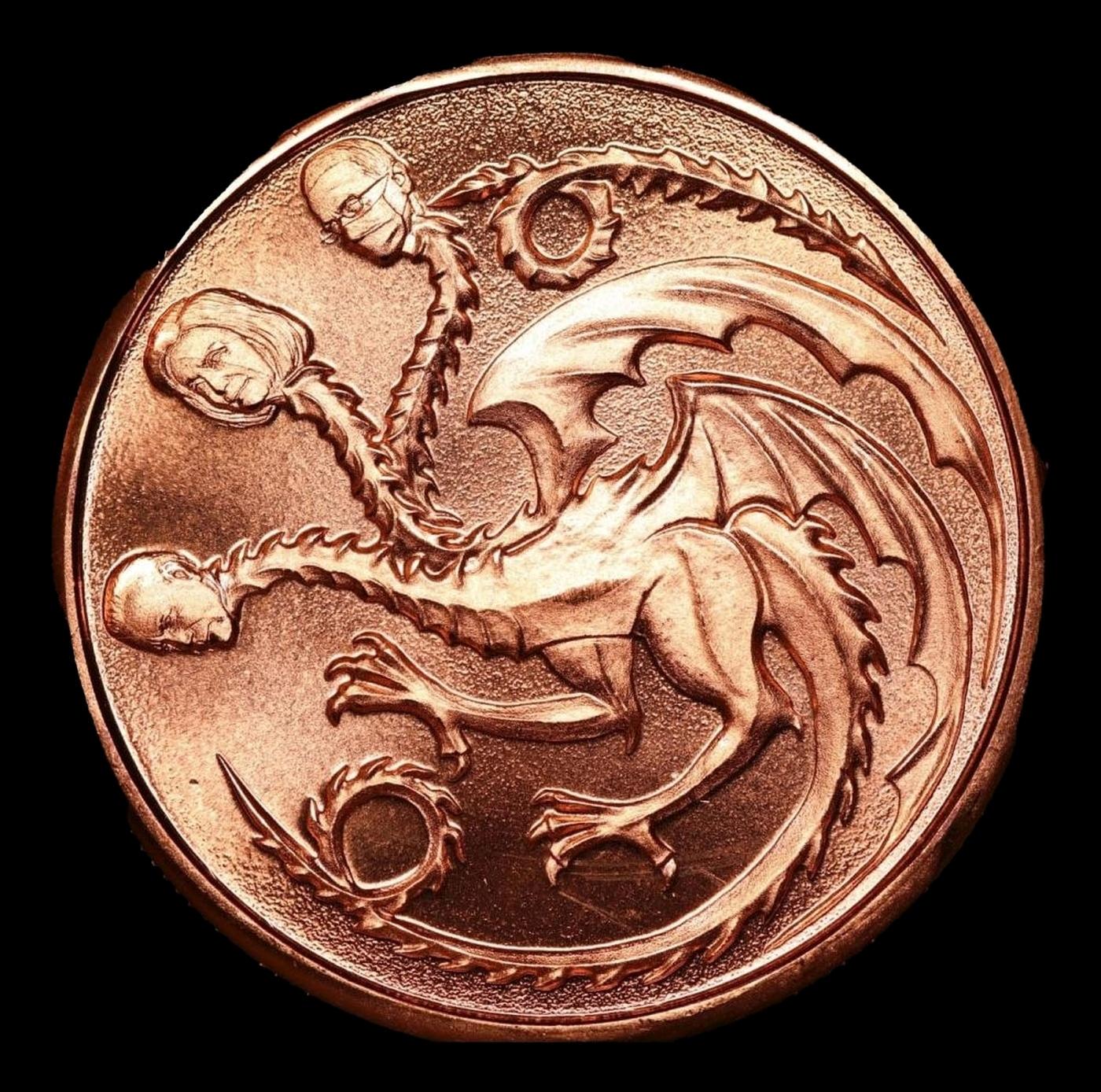 Unleash The Beast - 1oz .999 Fine Copper Round