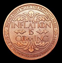Unleash The Beast - 1oz .999 Fine Copper Round