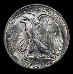 1939-p Walking Liberty Half Dollar Near Top Pop 50c ms68 SEGS