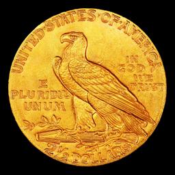 1910-p Gold Indian Quarter Eagle $2 1/2 ms65 SEGS