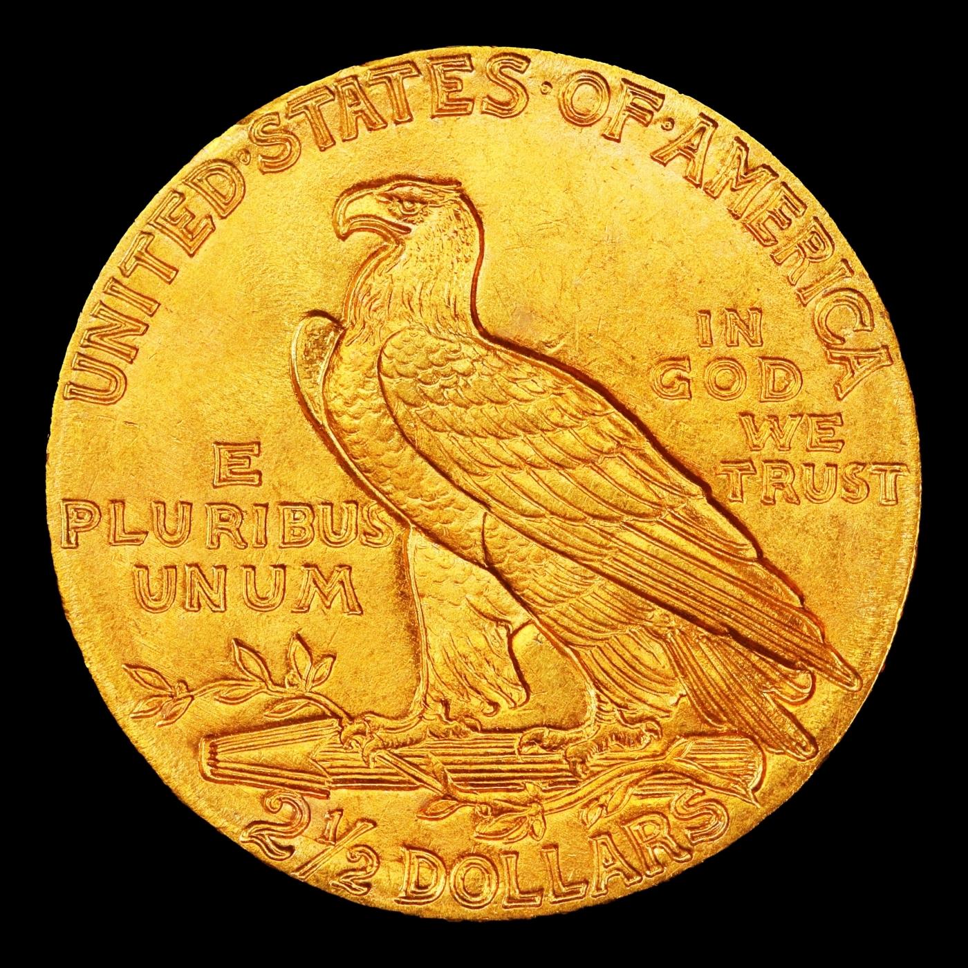 1910-p Gold Indian Quarter Eagle $2 1/2 ms65 SEGS