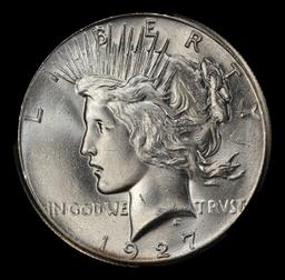 1927-p Peace Dollar $1 Grades ms64+