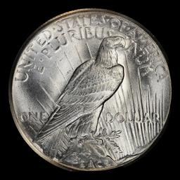 1927-p Peace Dollar $1 Grades ms64+