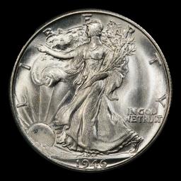 1946-s Walking Liberty Half Dollar Near Top Pop 50c ms67 SEGS