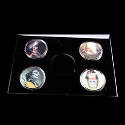 4 Coin Joker - Joaquin Phoenix - Gold Plated Round Collection