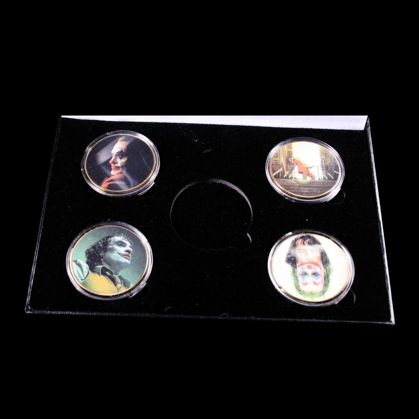 4 Coin Joker - Joaquin Phoenix - Gold Plated Round Collection
