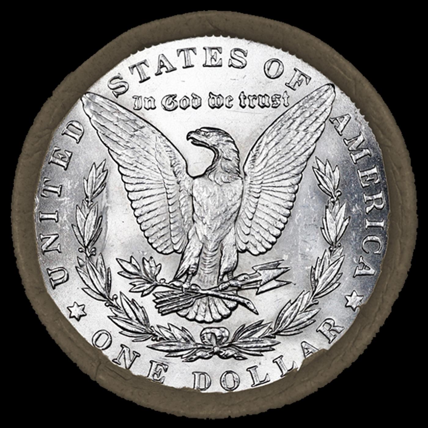 C- Morgan Dollar Roll From SEARS 10 Coin Rare UNC 1891/'P' Rev Ends