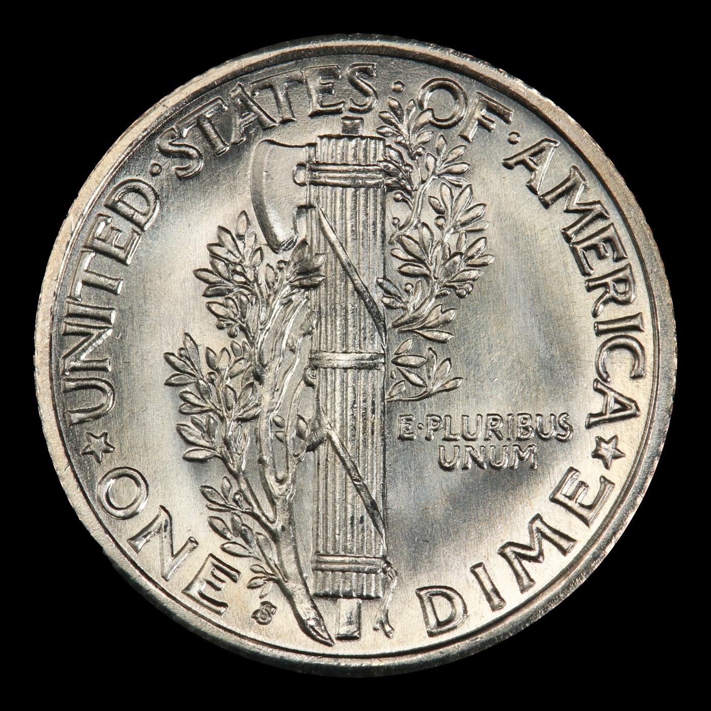 1940-s Mercury Dime Near Top Pop! 10c ms68 SEGS