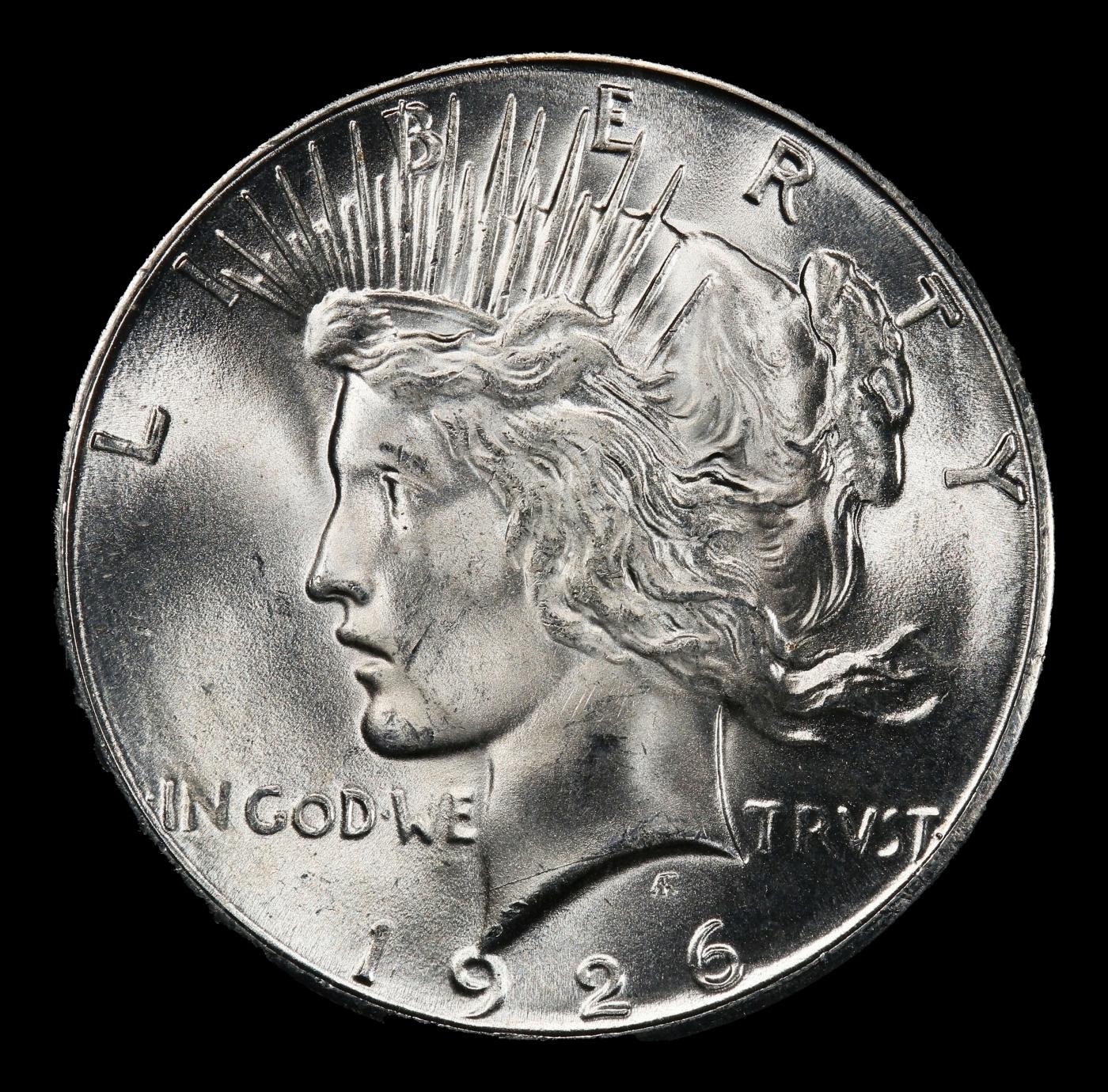 1926-d Peace Dollar $1 ms65 SEGS