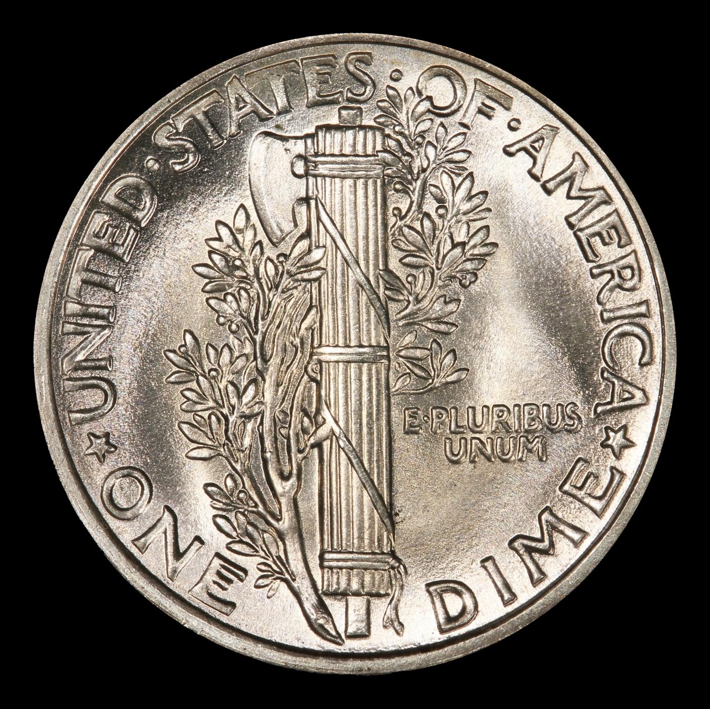 1942-p Mercury Dime TOP POP! 10c ms68+ FSB SEGS