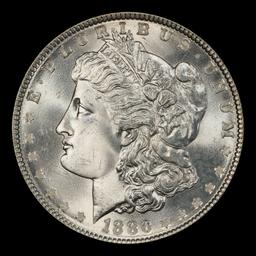 1886-p Morgan Dollar $1 Grades ms64+