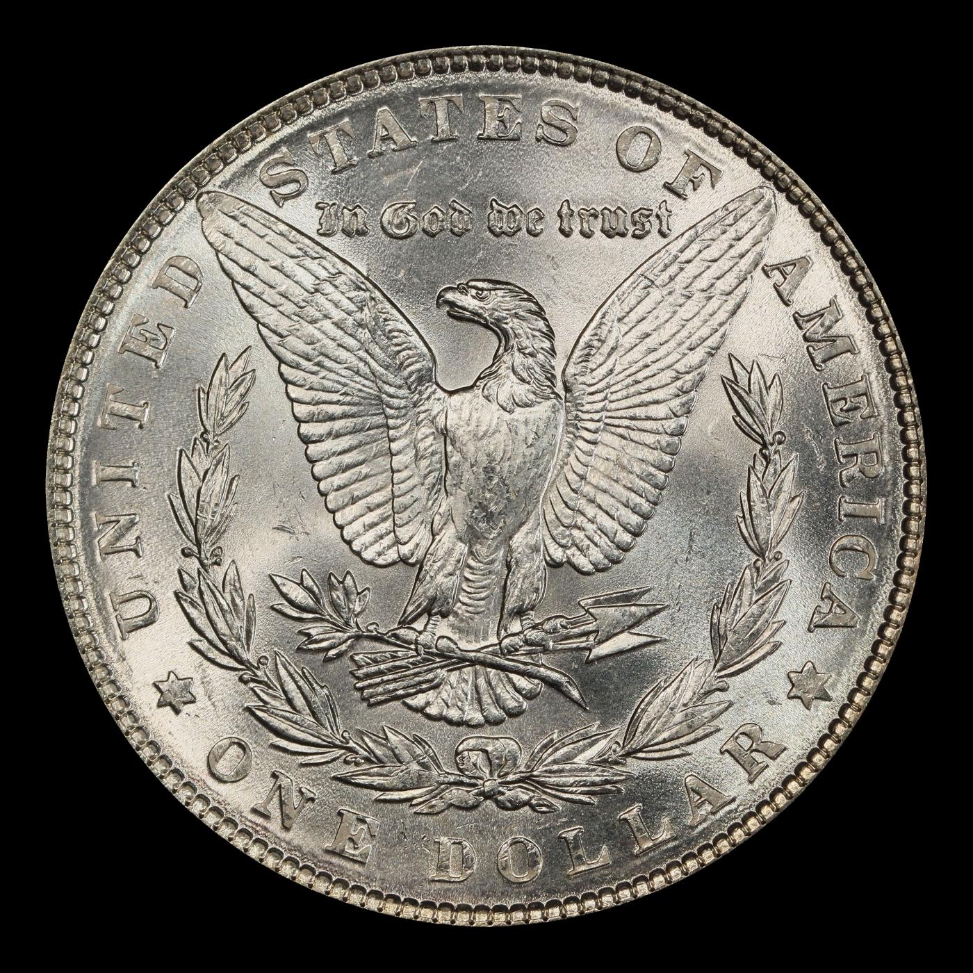 1886-p Morgan Dollar $1 Grades ms64+