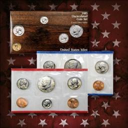 1980-1999 2 Decades Mint Set Run - 224 Coins, 18 Complete Sets