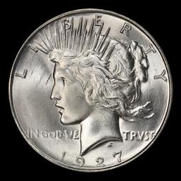 1927-d Peace Dollar $1 Grades ms63