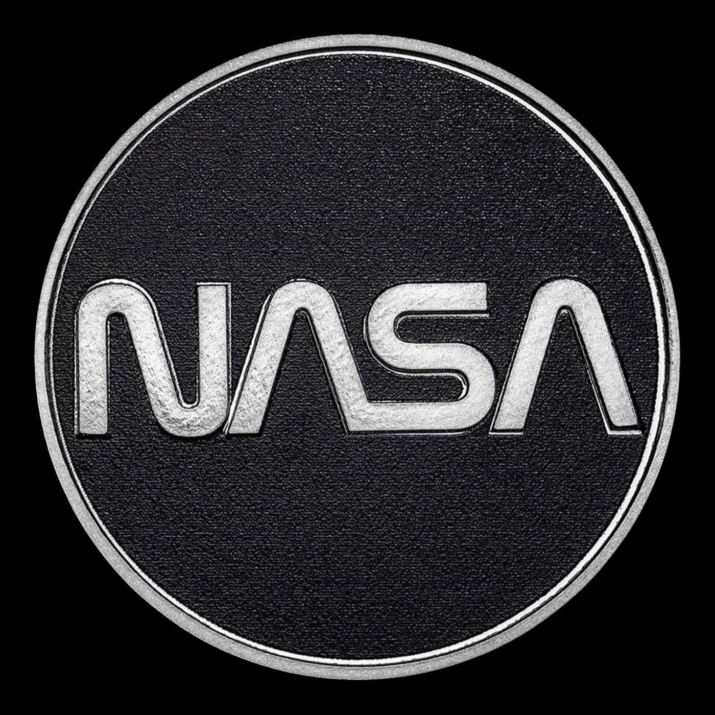 2022 NASA Mesa Grande  Worm Logo Proof - 1 oz Silver Round Round