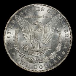 1879-p Morgan Dollar $1 Grades ms63+