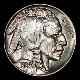 1936-p Buffalo Nickel 5c ms67 SEGS