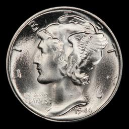 1944-s Mercury Dime 10c ms67 fsb SEGS