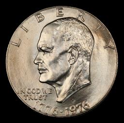 1976-d Ty 2 Eisenhower Dollar TOP POP! $1 ms67+ SEGS
