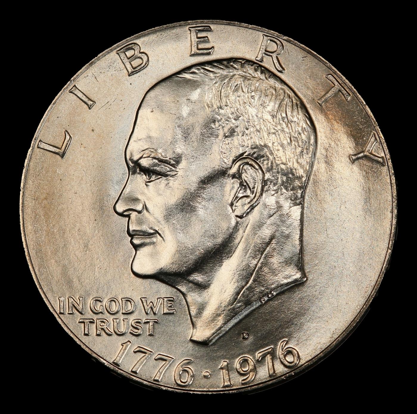 1976-d Ty 2 Eisenhower Dollar TOP POP! $1 ms67+ SEGS