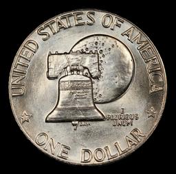 1976-d Ty 2 Eisenhower Dollar TOP POP! $1 ms67+ SEGS