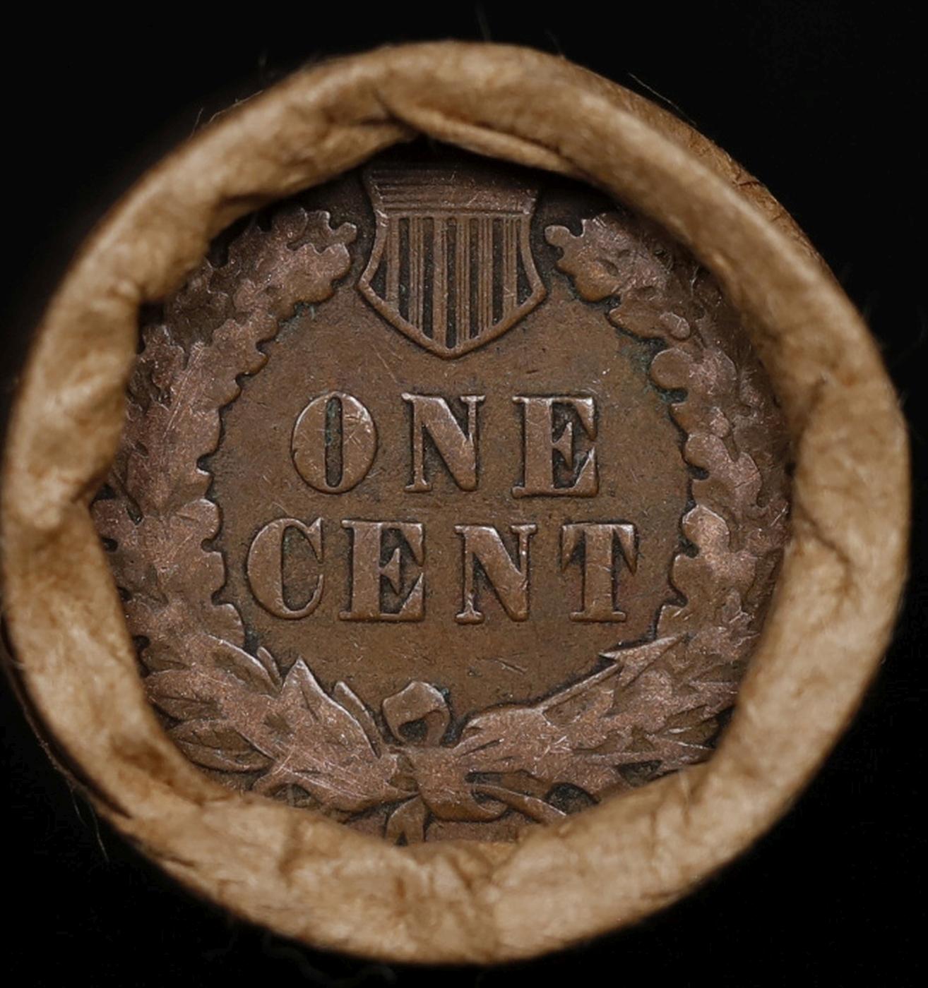 Lincoln Wheat Cent 1c Mixed Roll Orig Brandt McDonalds Wrapper, 1915-d end, Indian other end