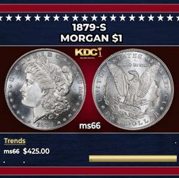 1879-s Morgan Dollar $1 Grades ms66