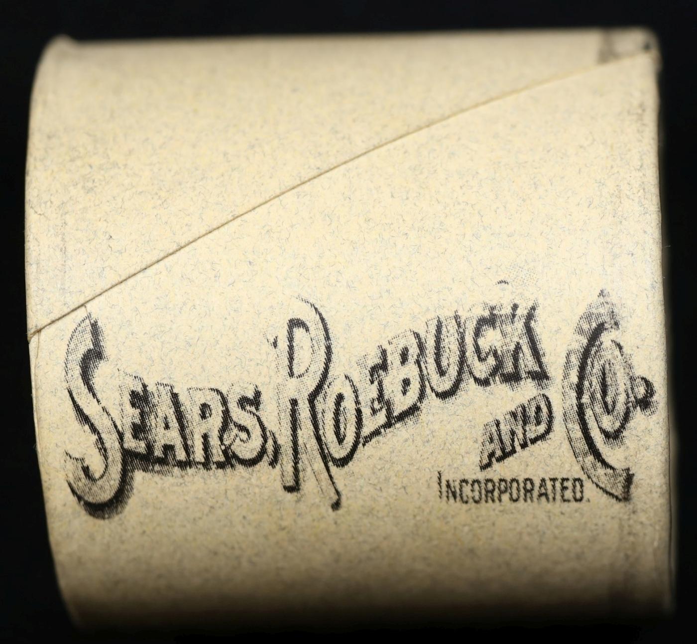 CY- 10 Circ Morgan Silver Dollar $1 Roll SEARS 1892/'P' Rev Ends