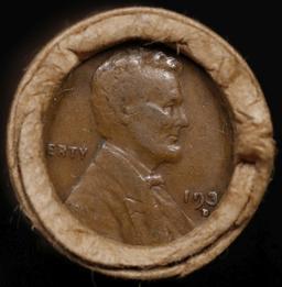 Lincoln Wheat Cent 1c Mixed Roll Orig Brandt McDonalds Wrapper, 1932-d end, Wheat other end