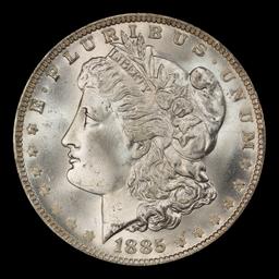 1885-o Morgan Dollar $1 Grades ms66