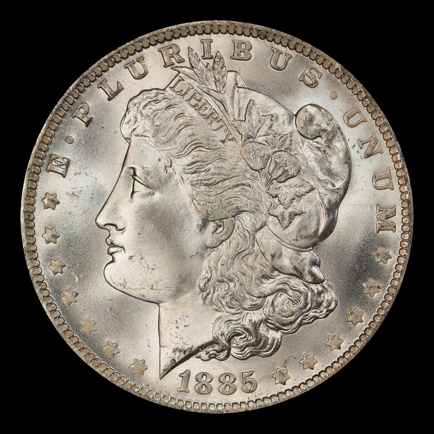 1885-o Morgan Dollar $1 Grades ms66