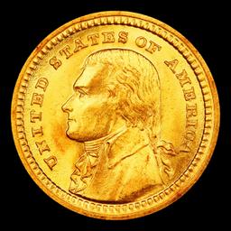 1903 Jefferson Louisiana Purchase Gold Commem Dollar Near Top Pop! 1 ms67 SEGS