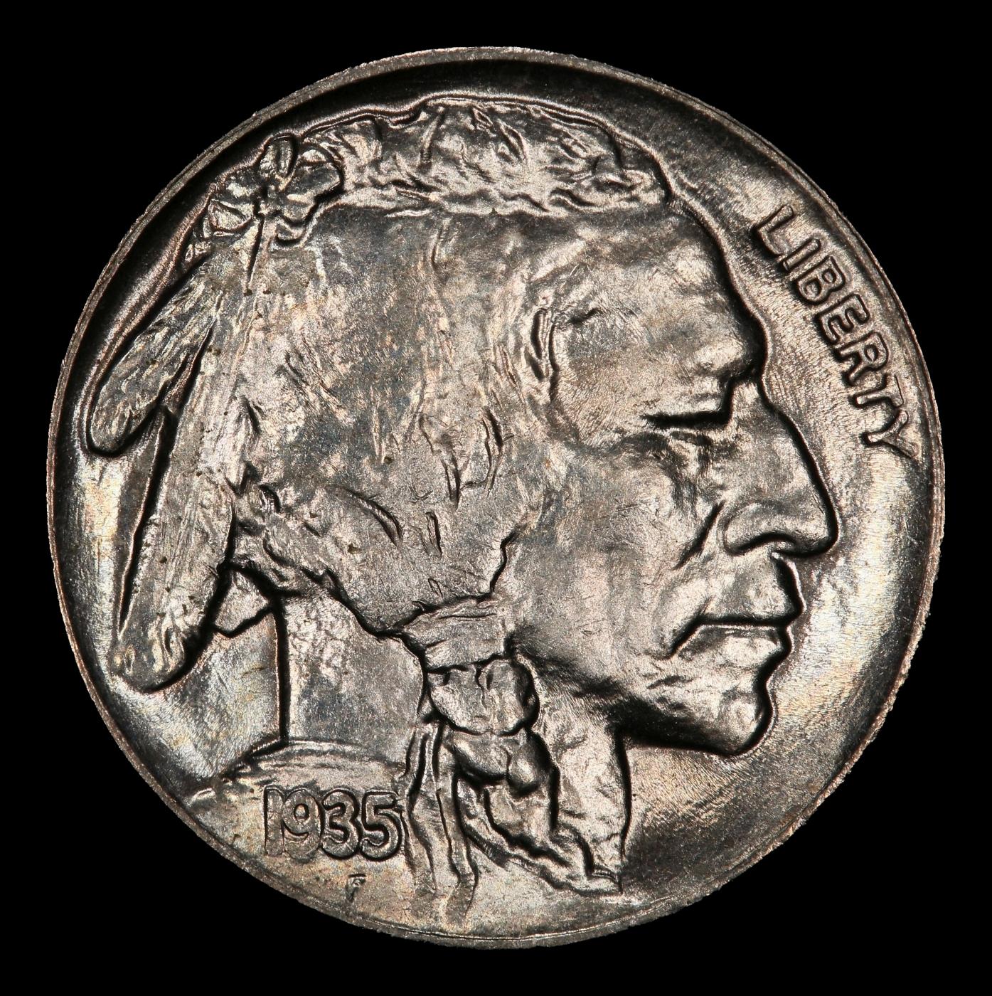 1935-d Buffalo Nickel TOP POP! 5c ms67+ SEGS