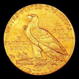 1910-d Gold Indian Half Eagle $5 ms64 USCG