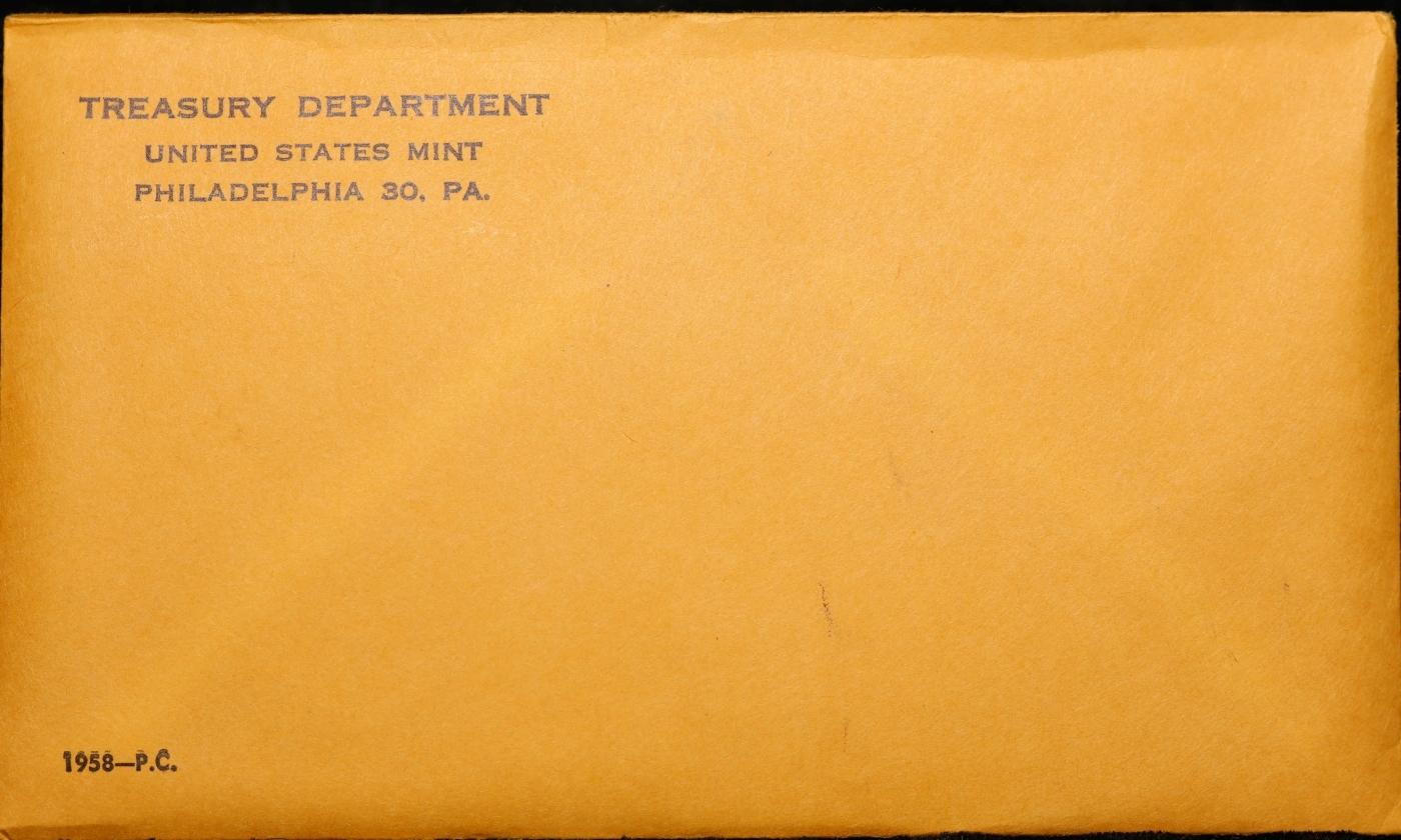 Original sealed 1958 United States Mint Proof Set Tennessee Valley Hoard